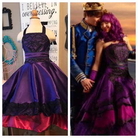 Mals Coronation Dress Costume Mal Tutu Descendants Mal Halloween