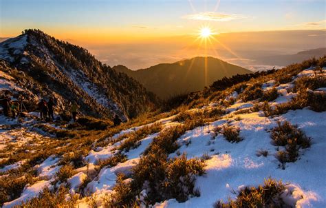 Wallpaper Winter Snow Mountains People Vegetation The Slopes