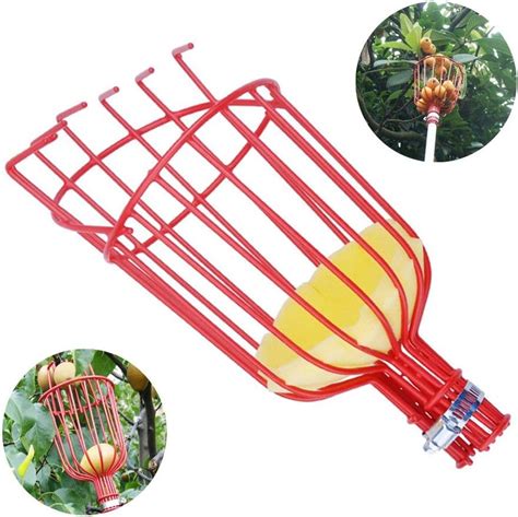 Fruit Picker 13 Foot Lightweight Fruit Catcher Telescopic Aluminum