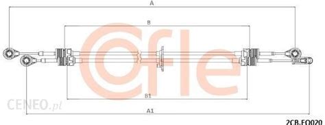 Cofle Linka Dźwigni Zmiany Biegów 2CBFO020 Opinie i ceny na Ceneo pl