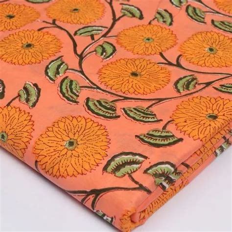 Cotton Floral Screen Printed Fabric Wholesaler At Rs 90 Meter In Jaipur