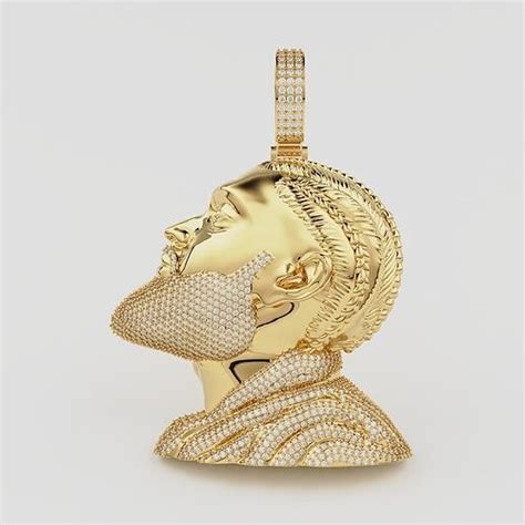 Nipsey Hussle Pendant D Model D Printable Cgtrader