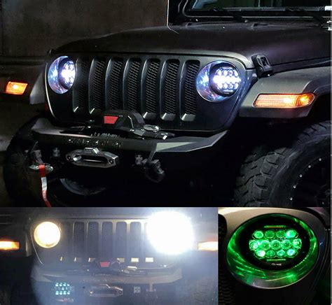 Quake LED RGB Headlights for 2018+ Jeep Wrangler JL