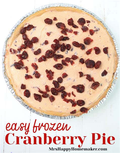Frozen Cranberry Pie