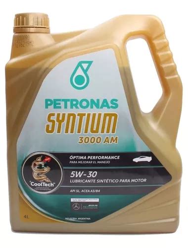 Aceite Petronas Syntium Am W Sint Tico Litros En Venta En