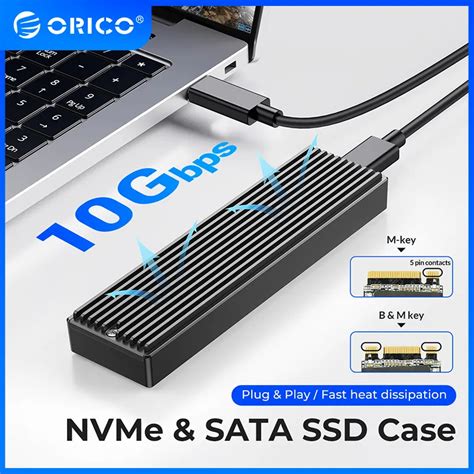 Box đựng ổ Cứng Ssd M2 Di động Orico Hỗ Trợ Giao Thức Kép Nvme Sata Box Ssd M2 Orico Dual