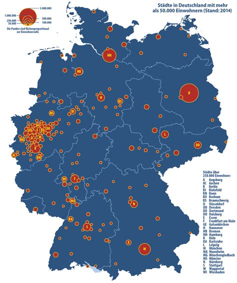 Fil:Karte Deutschland Städte über 50000 Einwohner.png - Wikipedia