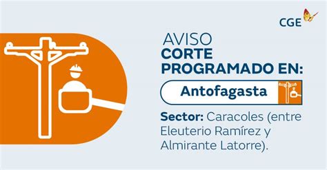 Atención nuevos cortes de luz programados por CGE en Antofagasta