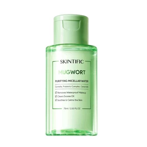 Jual SKINTIFIC MUGWORT PURIFYING MICELLAR WATER 75 ML Shopee Indonesia