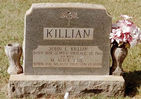 Mary Alice Lail Killian 1879 1939 Memorial Find A Grave