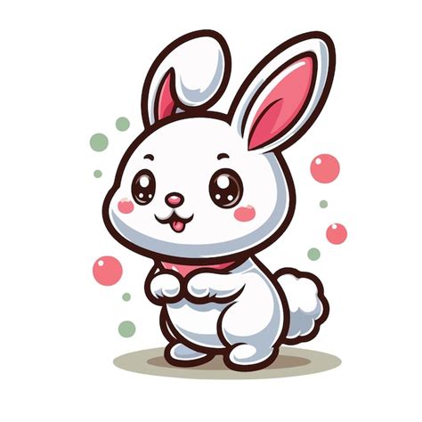 Premium Vector Cute Rabbit Mascot Illustration