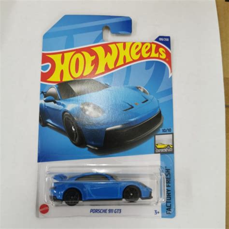 Jual HOT WHEELS PORSCHE 911 GT3 BIRU K22 Shopee Indonesia