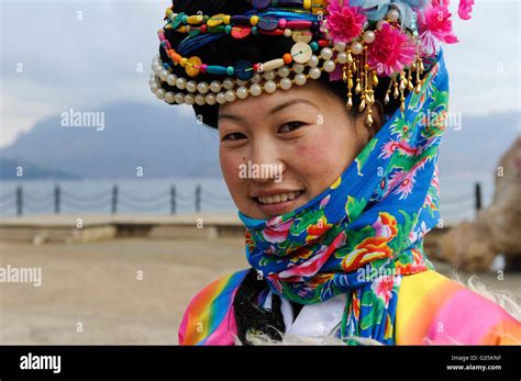 china yunnan lugu lake ethnic minority mosuo   buddhist