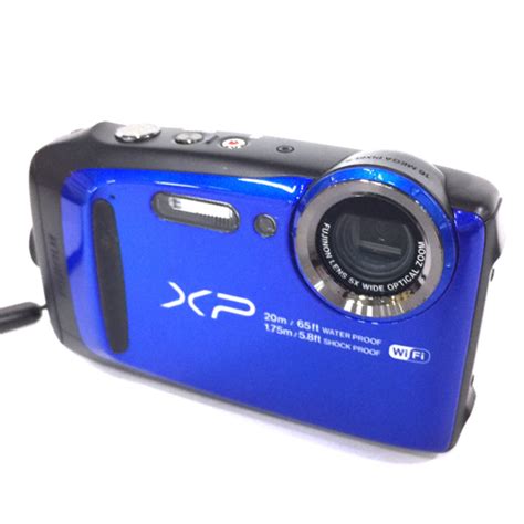 1円 FUJIFILM FinePix XP 120 FUJINON 5X コンパクトデジタルカメラ ブルー み L052204 富士フイルム