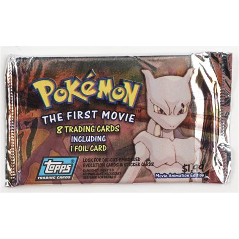 1999 Topps Pokemon The First Movie Pack (9) Cards | Pristine Auction