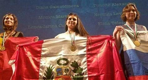 Leeydile Escolar Peruana Gana Medalla De Oro En Olimpiada Mundial