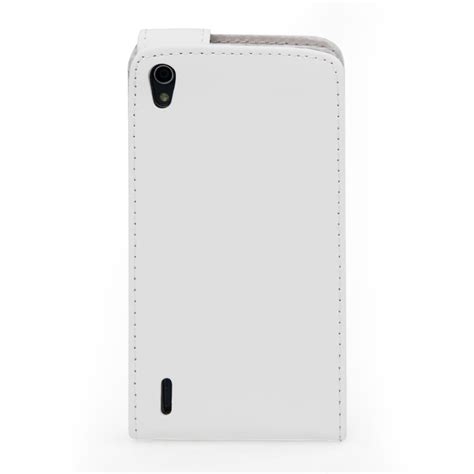 YouSave Accessories Huawei Ascend P7 Leather Effect Flip Case White