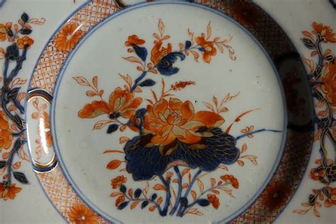 Proantic Suite De Trois Assiettes à Décor Imari