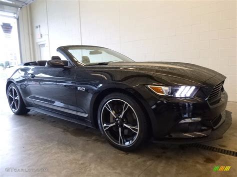 Shadow Black Ford Mustang Gt California Speical Convertible