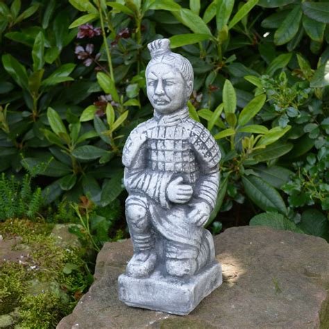 Temple Warriors Chinese Terracotta Army Garden Statue Qin Dynasty