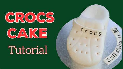 CROCS CAKE Tutorial How To Make Crocs Cake YouTube