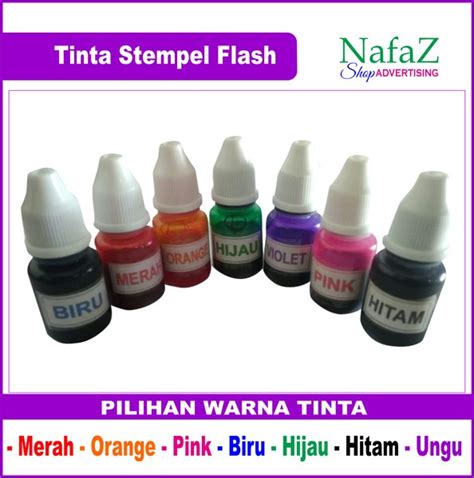 Jual Tinta Stempel Warna Flash Otomatis Di Lapak Nafaz Shop Bukalapak