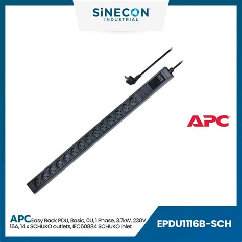 Apc Epdu B Sch Easy Pdu Basic Zerou A V Schuko Sinecon