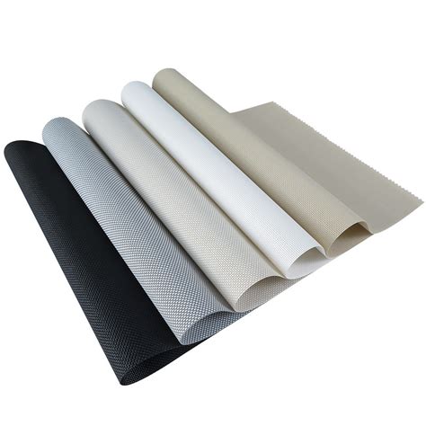 See Through Waterproof Window Roller Sunscreen Textile Fabric For