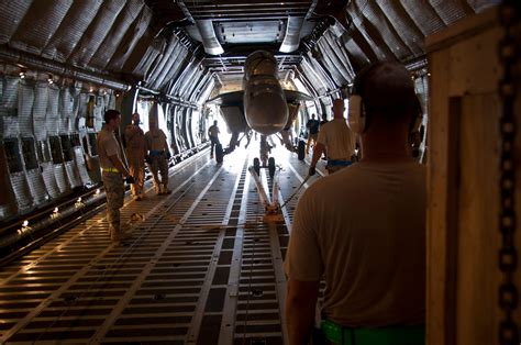 Air Force C 5 Galaxy Standing Down After Landing Gear Malfunction