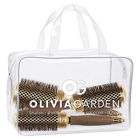 Olivia Garden Nanothermic Ceramic Ion Round Thermal Hair Brush Nt