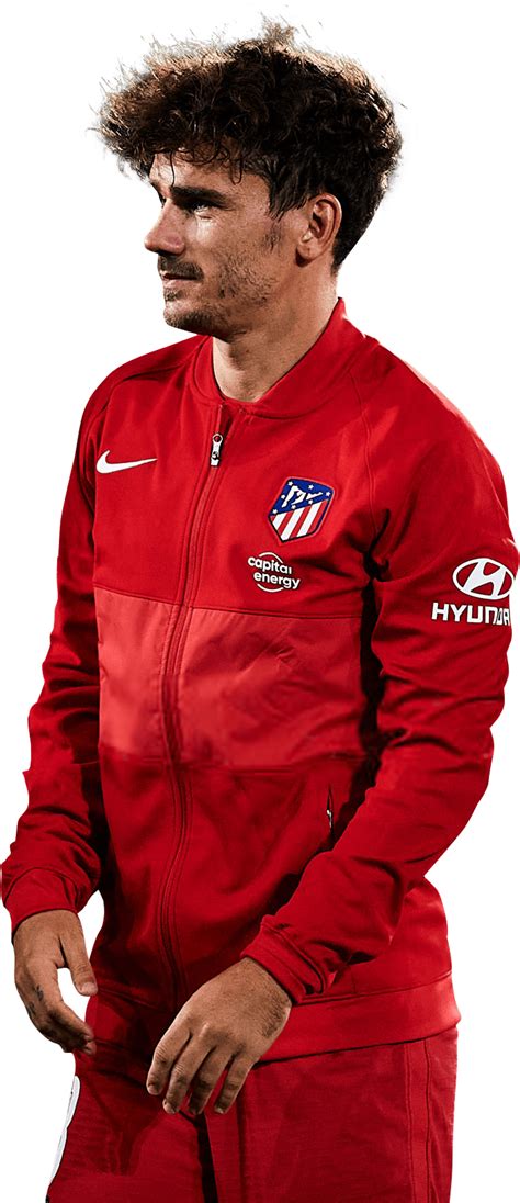 Antoine Griezmann Atlético Madrid football render FootyRenders