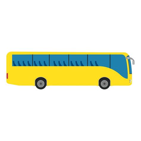 Bus car vector transportation travel vehicle illustration icon ...