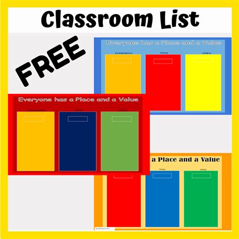 Free Class List Organizer