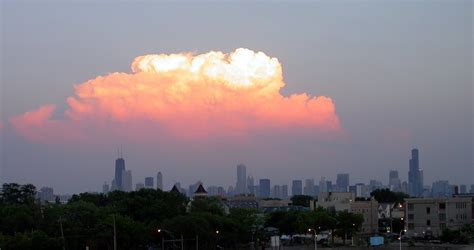 Chicago skyline at sunset Free Photo Download | FreeImages