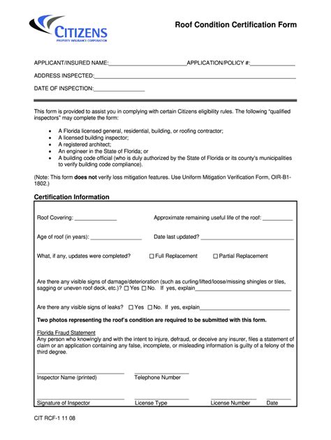 Roof Inspection Letter Template Fill Out And Sign Online Dochub