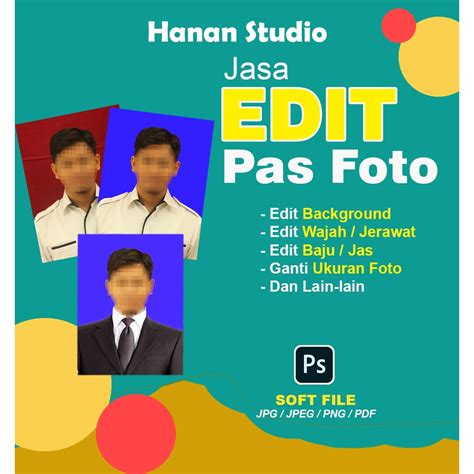 Jual Jasa Edit Pas Foto Edit Ganti Background Edit Foto Ganti Jas