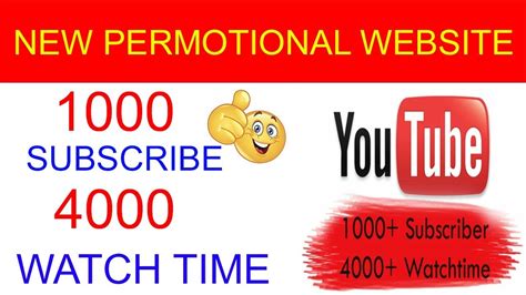 How To Get 1000 Subscribe Or 4000 Hour WatchTime How To Grow Youtube