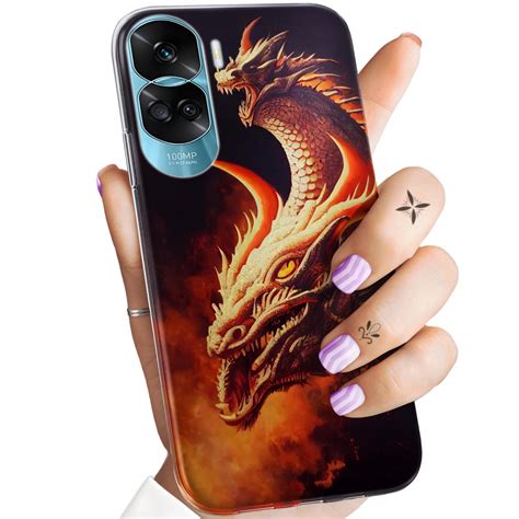 Etui Do Etui Honor G Wzory Smoki Dragon Taniec Smok W Obudowa