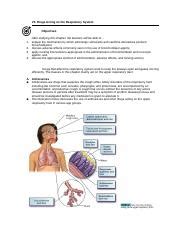 Vii Drugs Acting On The Respiratory System Docx Vii Drugs Acting On