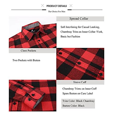 Alex Vando Mens Button Down Shirts Regular Fit Long Sleeve Casual Plaid