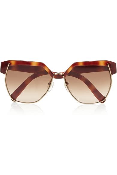 Chloé Square Frame Acetate Sunglasses Net A Porter