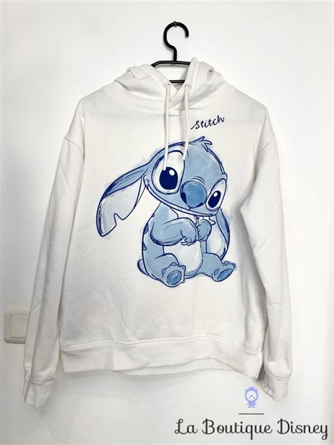 Sweat Stitch Disney Taille Xs Blanc Capuche V Tements V Tements