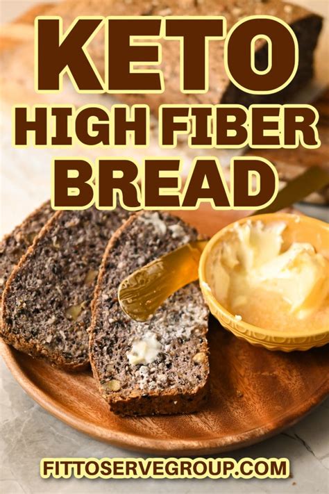 This recipe for keto high fiber bread will stop your whole wheat bread ...