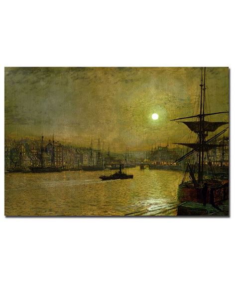 Trademark Global John Atkinson Grimshaw Whitby Canvas Art 24 X 16