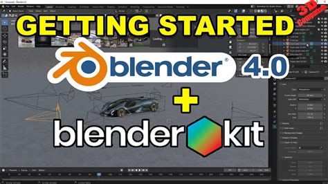 Getting Started With Blender And Blender Kit Youtube