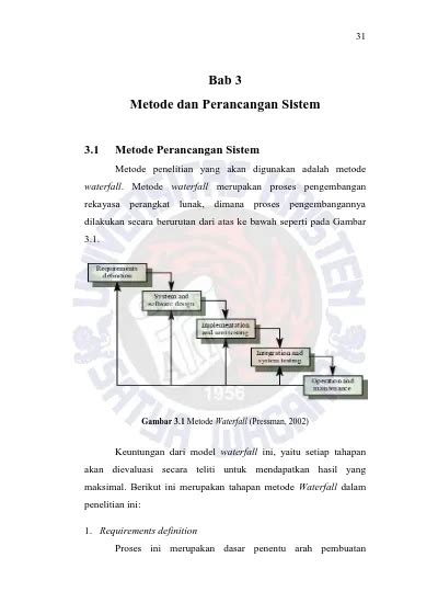 Bab 3 Metode Dan Perancangan Sistem