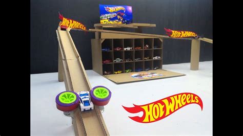 Hot Wheels Ultimate Garage Diy From Cardboard Youtube