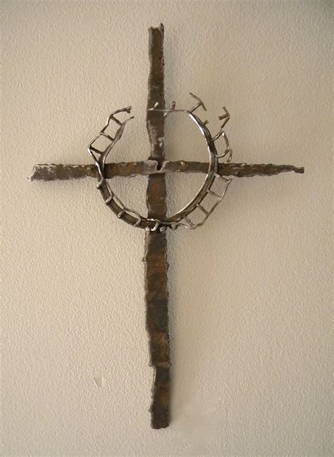 Crosses Made Of Scrap Iron By Artist Catherine Partain At