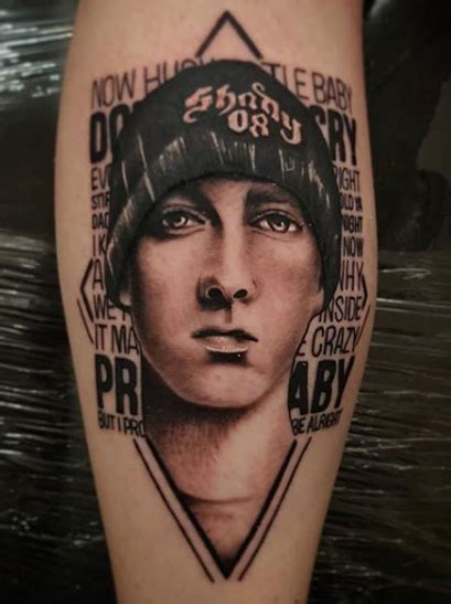 Best Eminem Fan Tattoos Nsf Music Magazine Eminem Tattoo Eminem