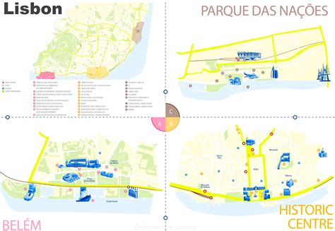 Lisbon Tourist Map